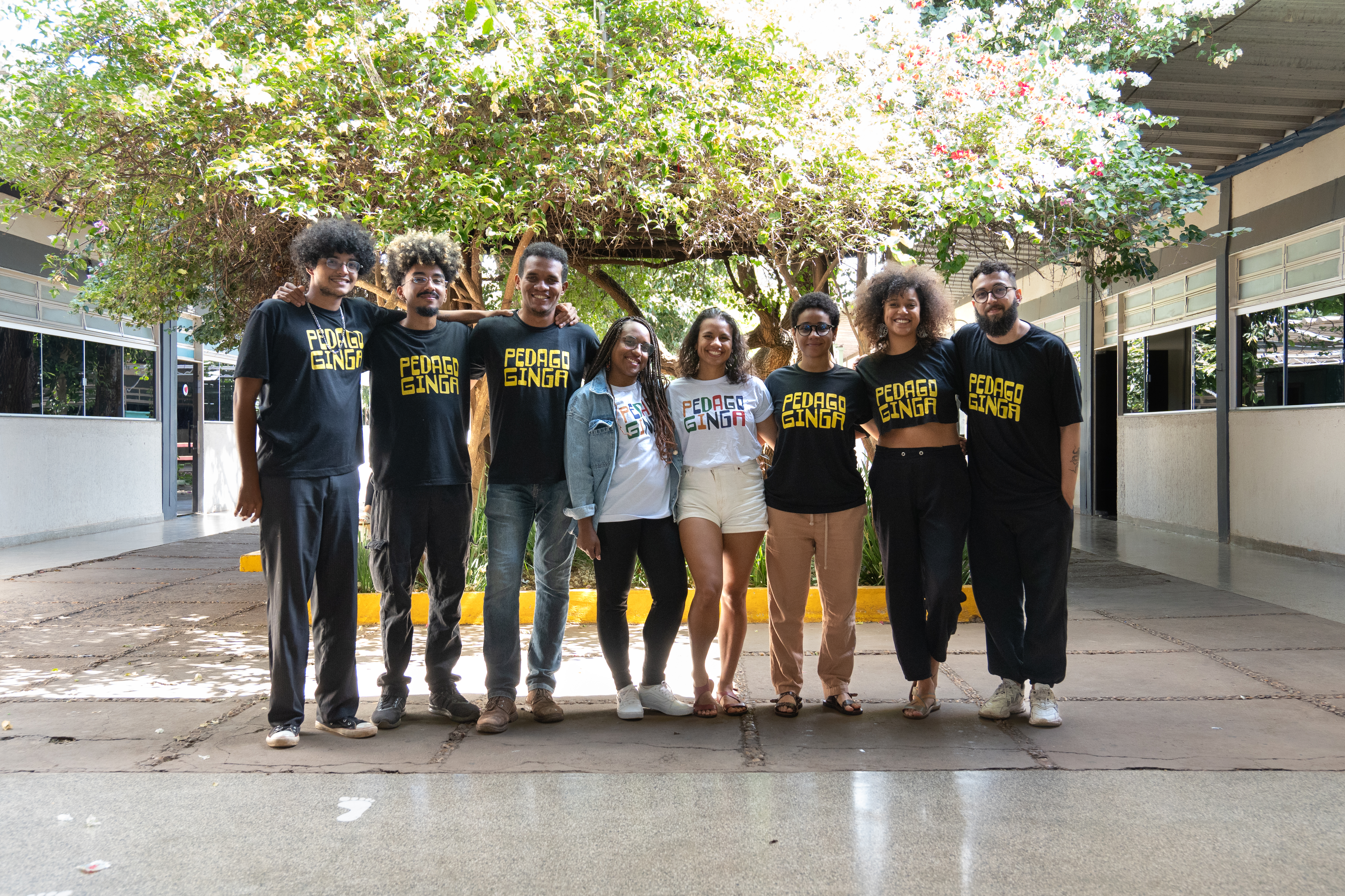 Imagem do presidente do Pedagoginga Filipe, à esquerda, e o vice-presidente Thiago, à direita